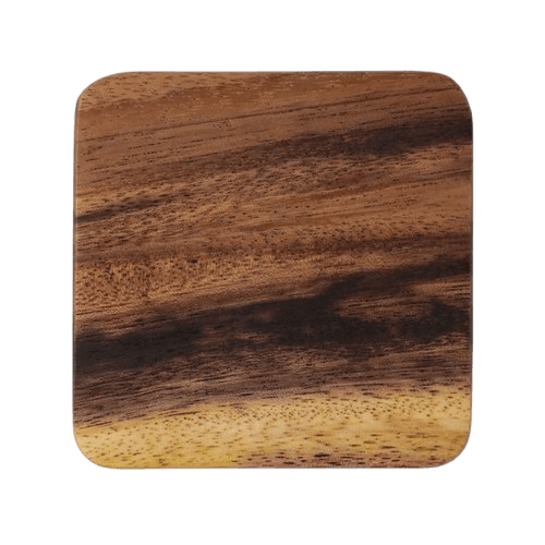 WOOD COASTER SQUARE SHAPE (POLISH)